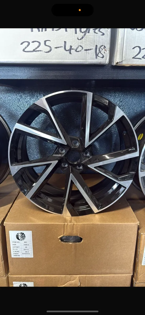 18” 5x112 vega black / pol