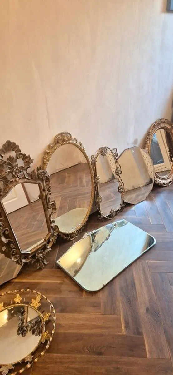 14 antique mirrors - Image 3
