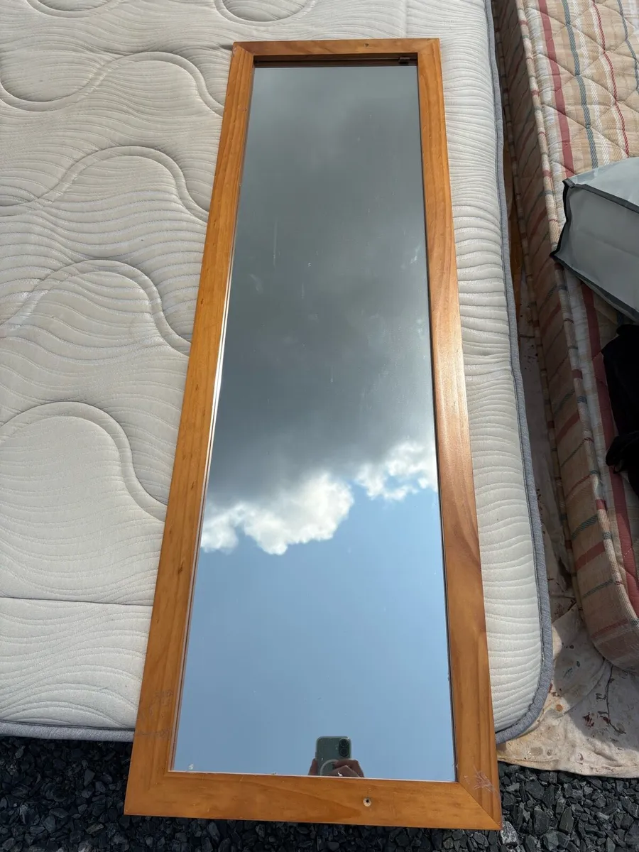 Pine mirror