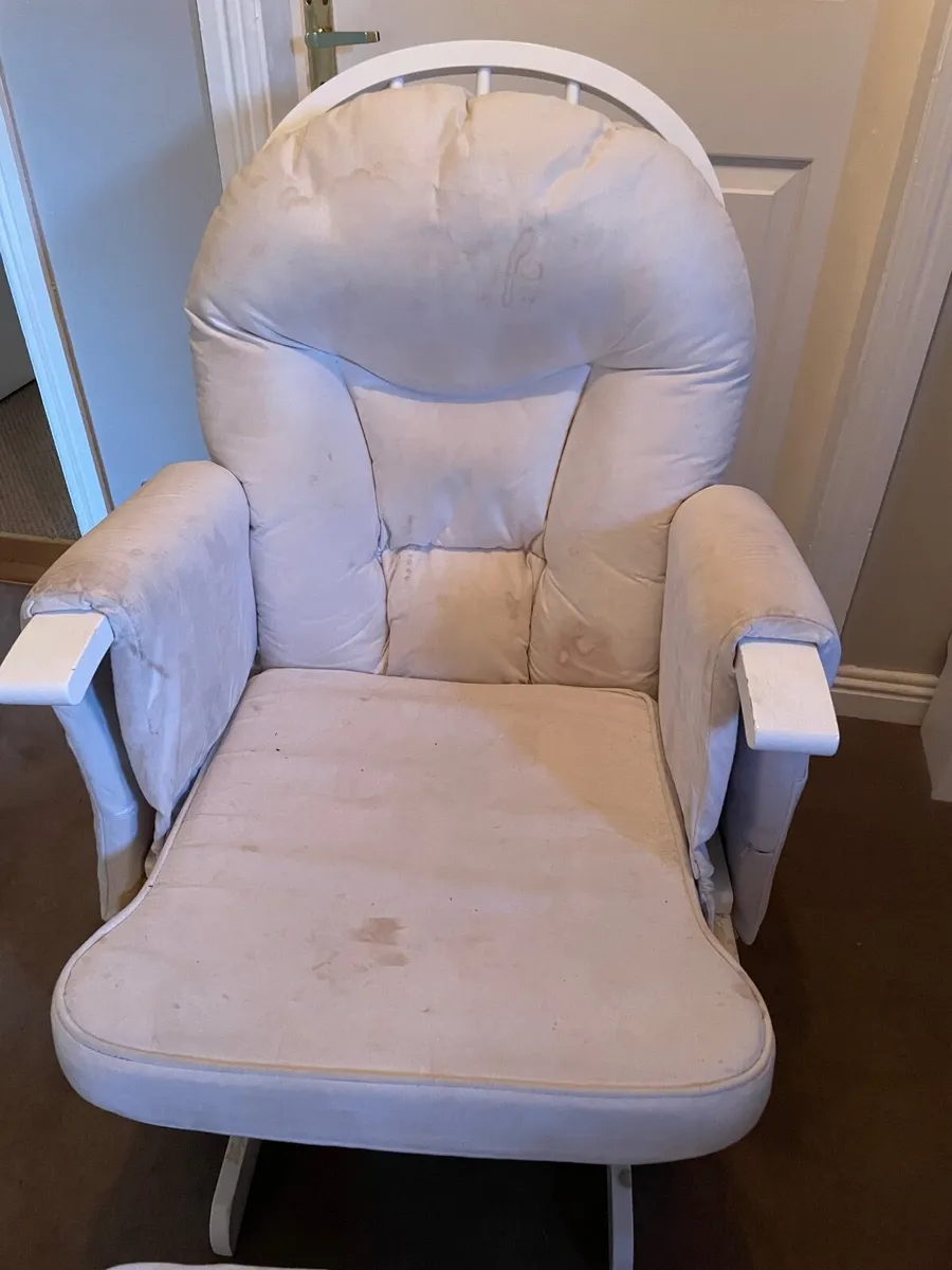 Rocking chair & footstool - Image 1