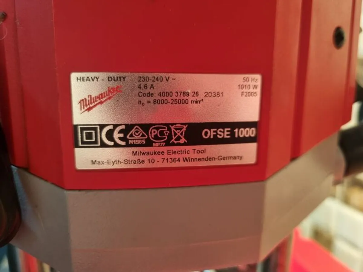 Milwaukee 1/4" router - Image 4