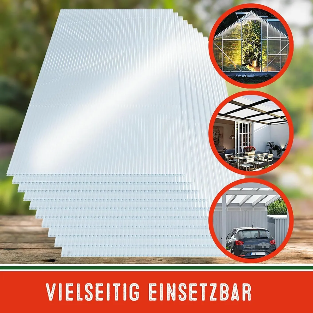 24 x Polycarbonate Twin Wall Sheets 60.5 x 121cm U - Image 4