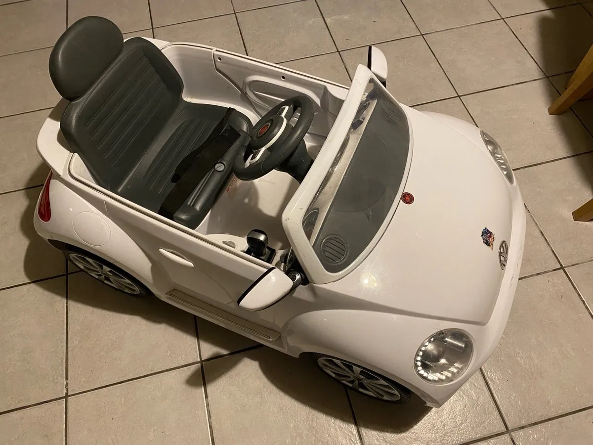 Electric Ride-On VW Beetle with Remote Control - Image 3