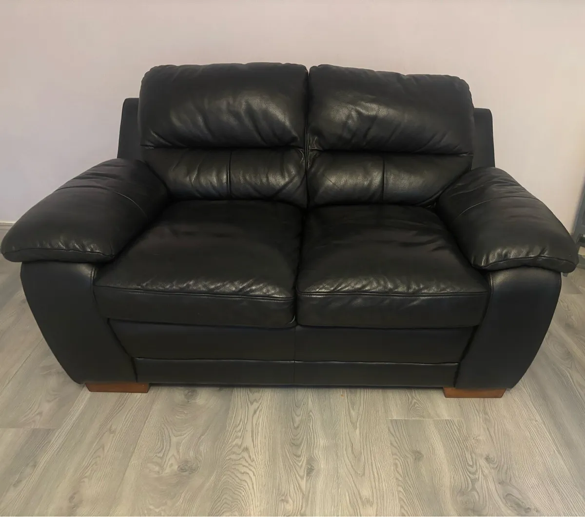 Black Leather Suite 2+2 - Image 2