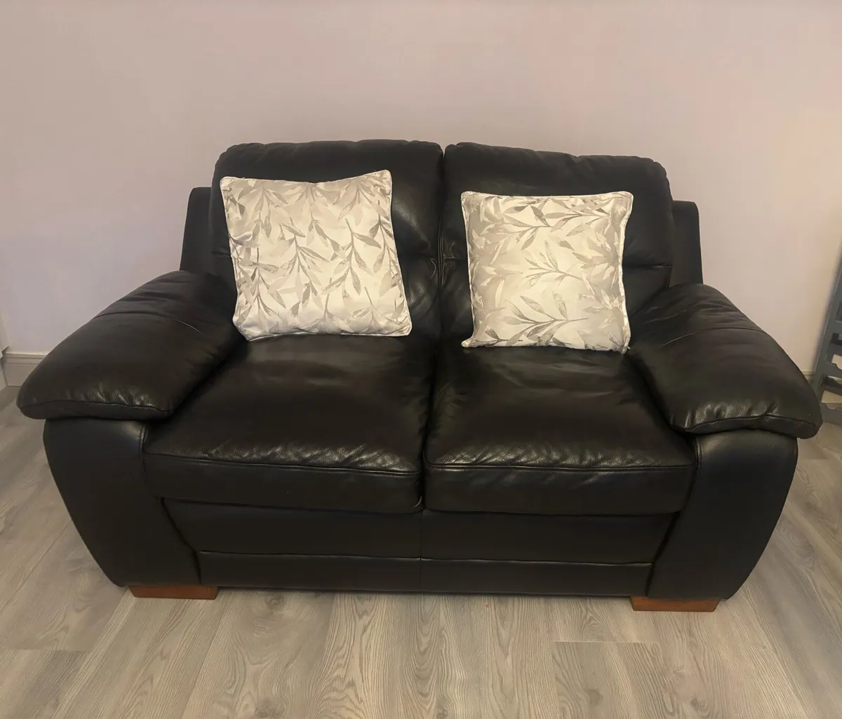 Black Leather Suite 2+2 - Image 4