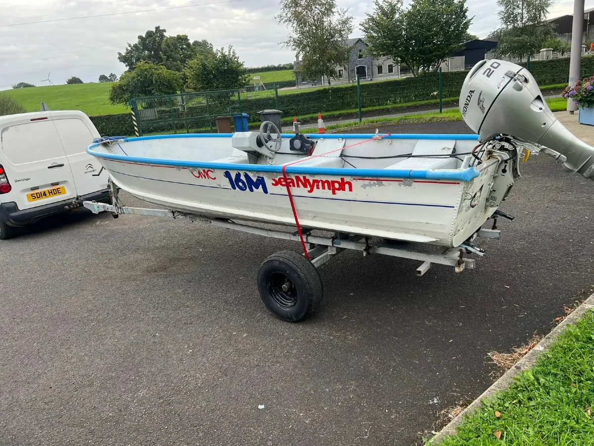 16ft aluminium boat sea nymph - Image 2