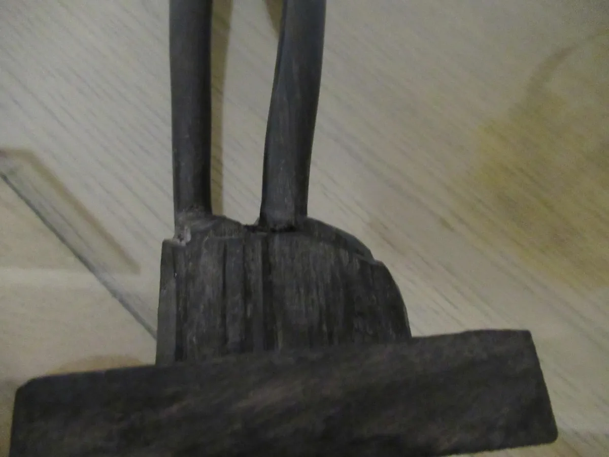 vintage artisan wood  cottage ornment art sculpt - Image 4