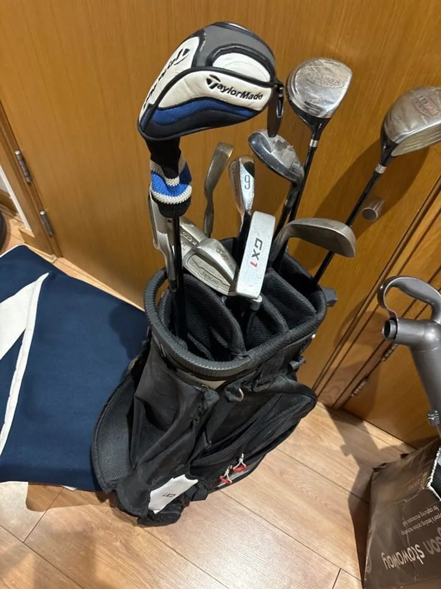 Half set of golf clubs for sale - Image 1