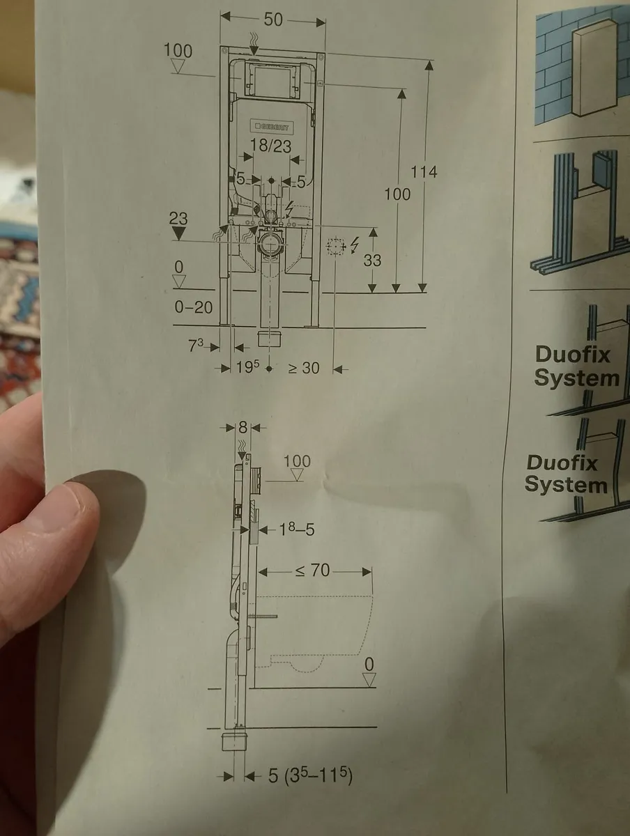 Toilet Geberit duofix Slim - Image 4