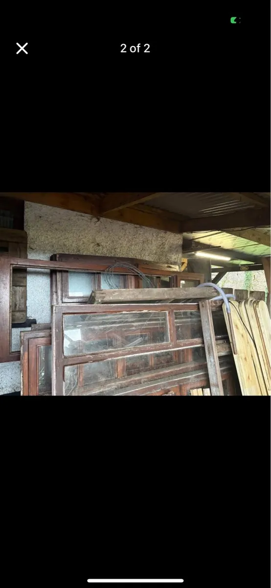 Teak window units - Image 1