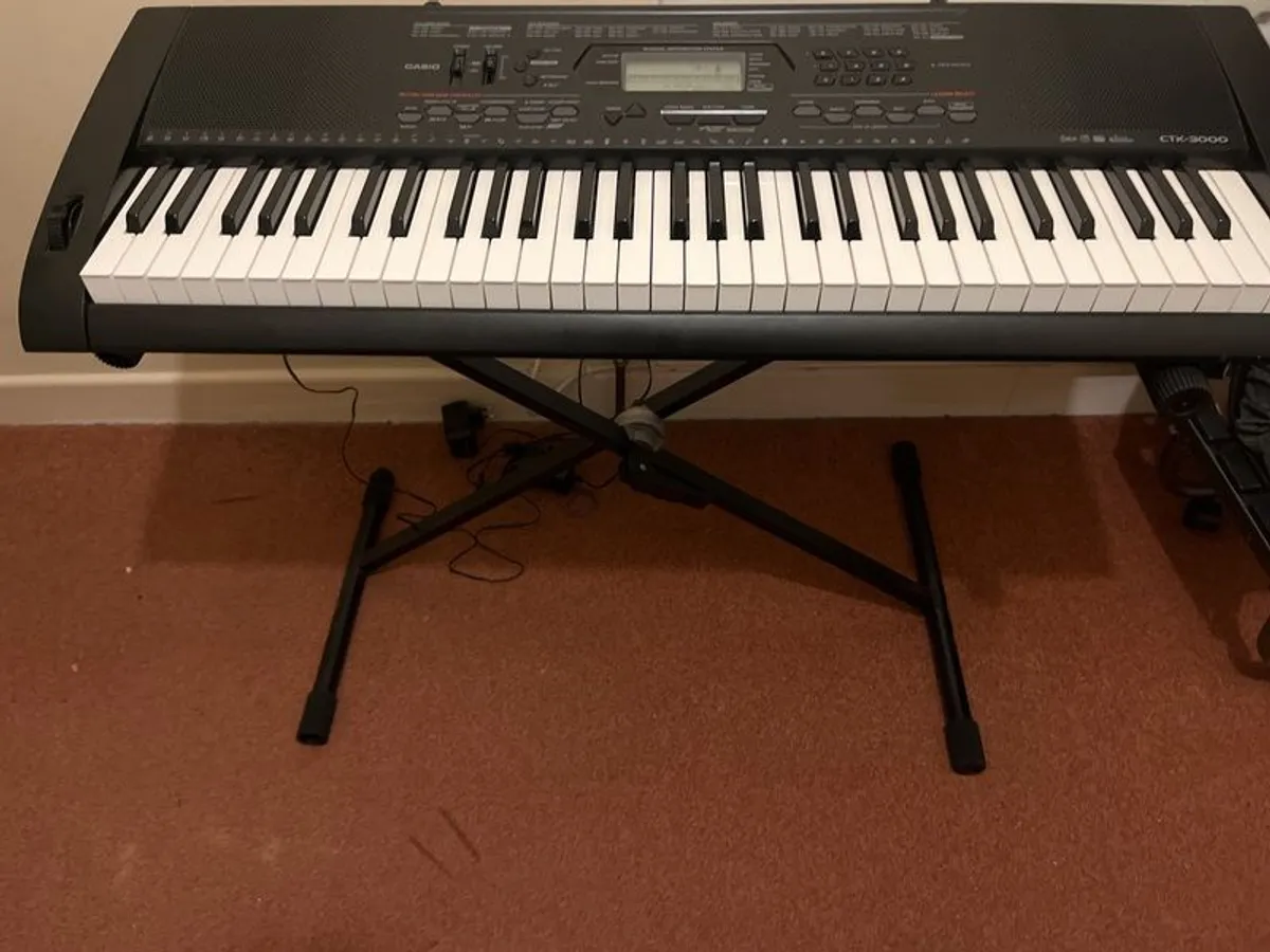 Casio CTK-3000 Keyboard complete - Image 3