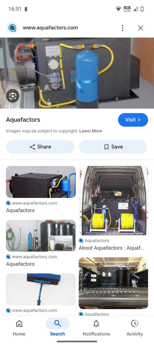 High reachhot water window cleaning system for van - Image 1