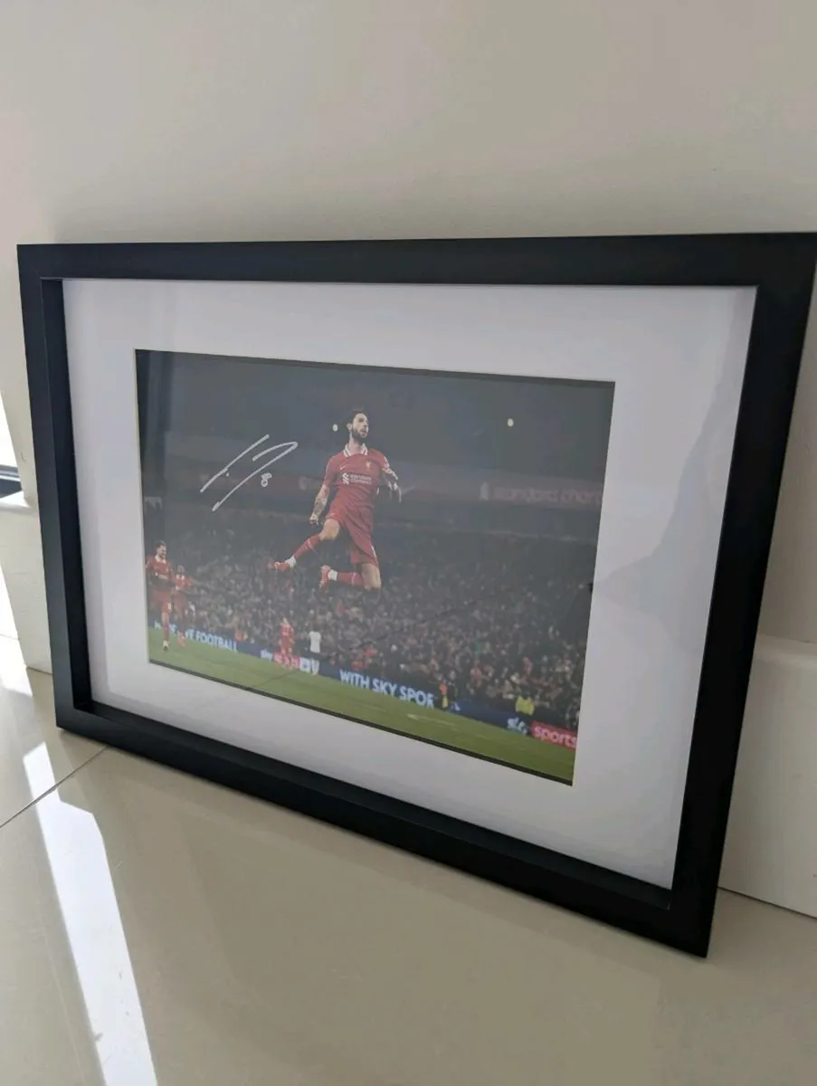 Dominik Szoboszlai Liverpool FC 12 x 8 signed phot - Image 1