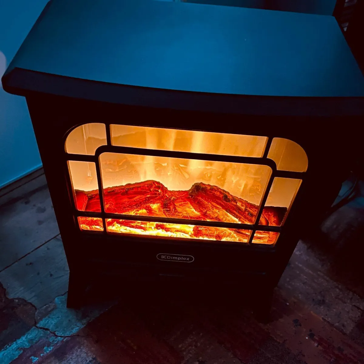 Cast iron look Glen Dimplx electric stove - Image 1