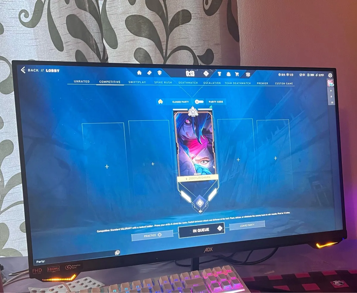 ADX 24” Gaming Monitor – FHD 165Hz
