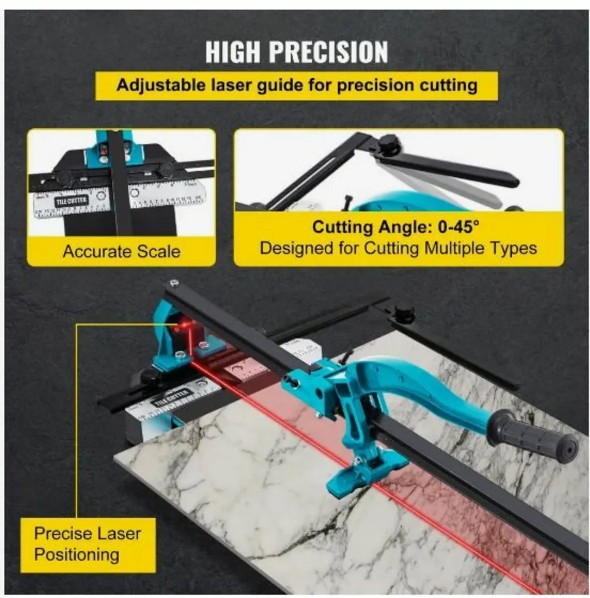 47 Inch Tile Cutter Single Rail Double - Image 2