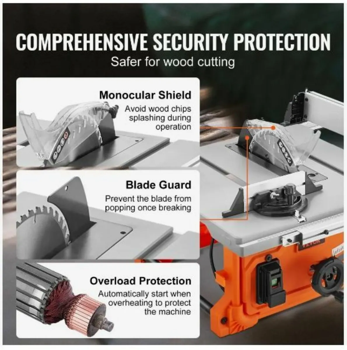 1800 W Table Saw Electric Cutting Machine - Image 2