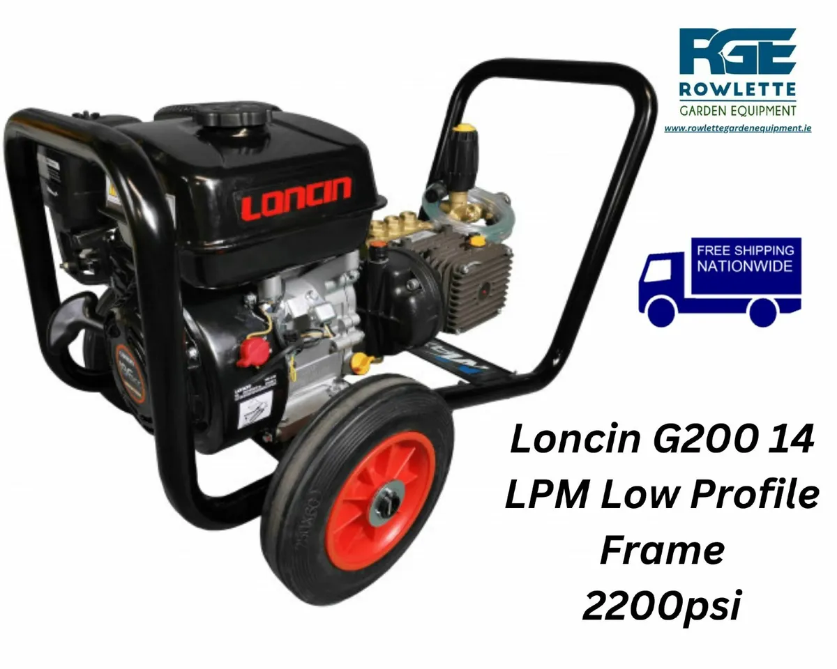 Loncin G200 6.5HP, 2200PSI @ 14LPM, Gearbox - Image 1