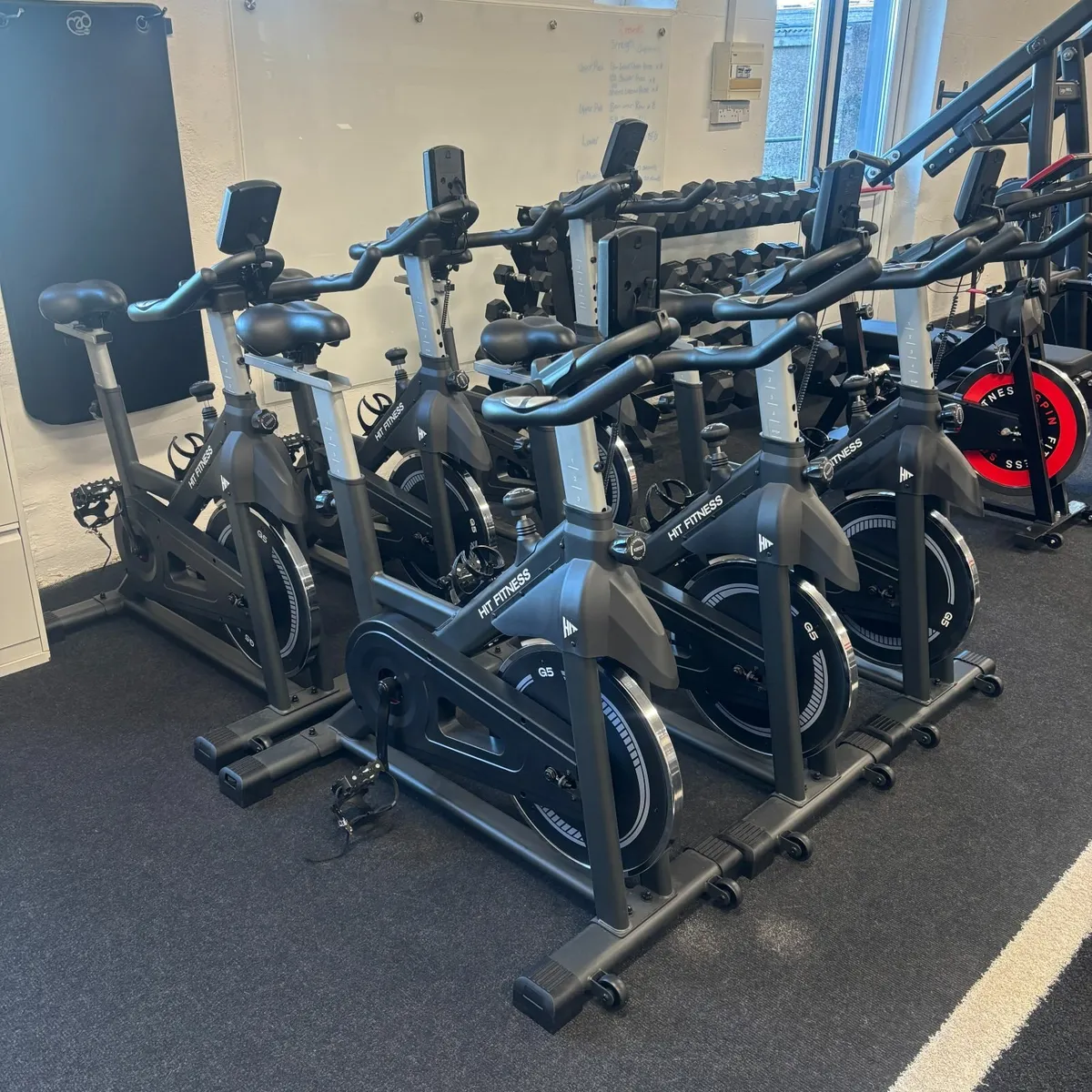 6x G5 HIT FITNESS SPIN BIKES - Image 3