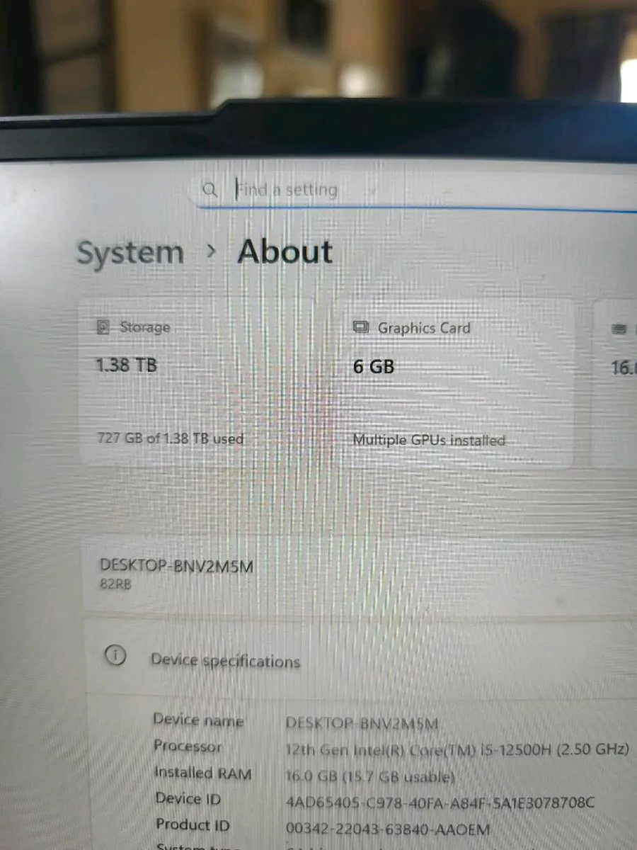 Lenovo legion i5IAH7H gaming laptop - Image 4