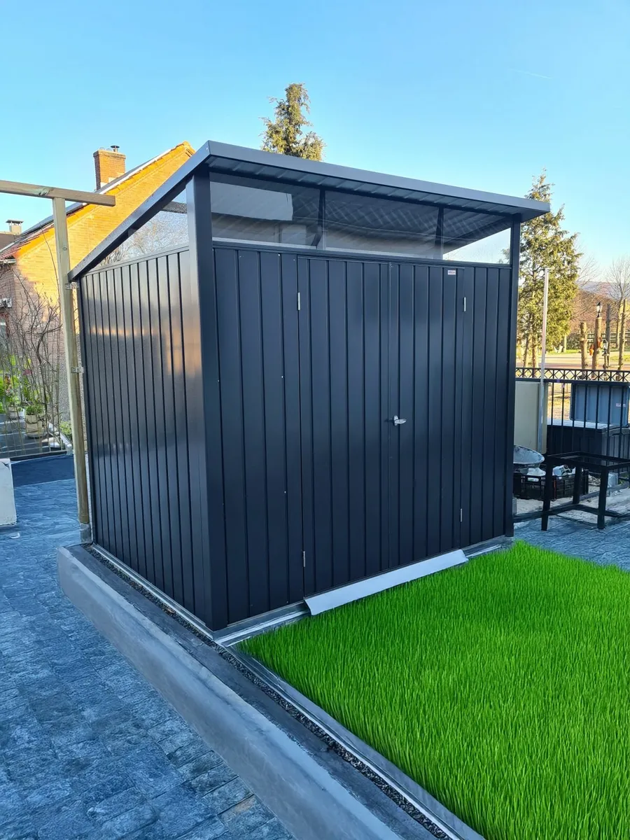 Palladium 8×6 Premium Metal Sheds Double Doors - Image 4