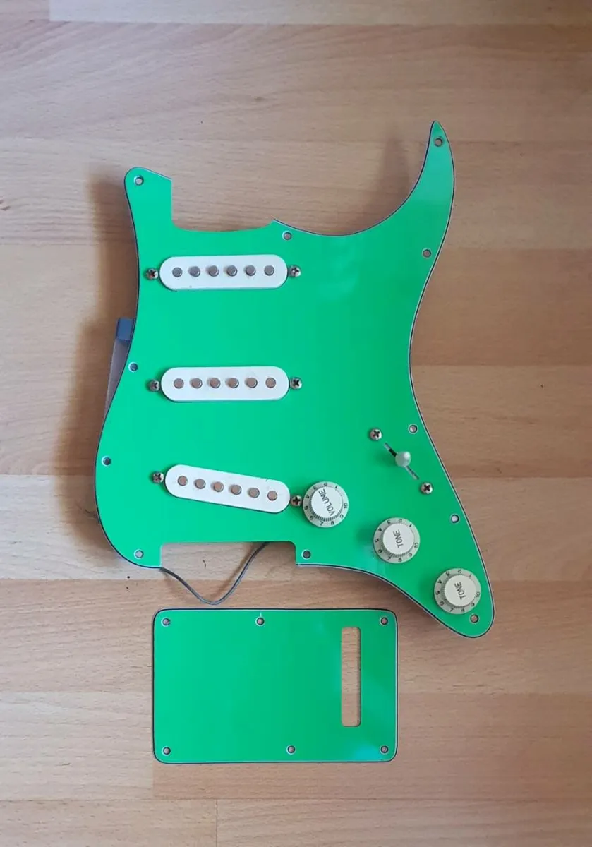Loaded pickguard green - Image 1