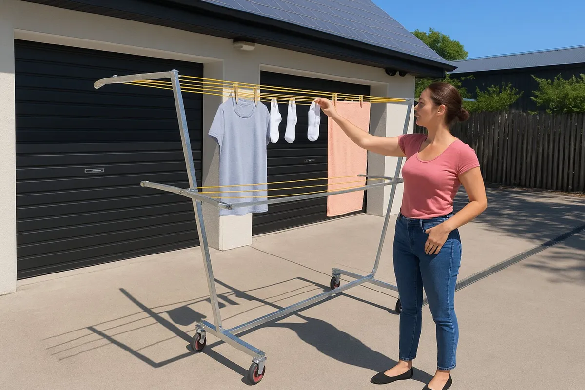 Mobile clothes line - Image 1