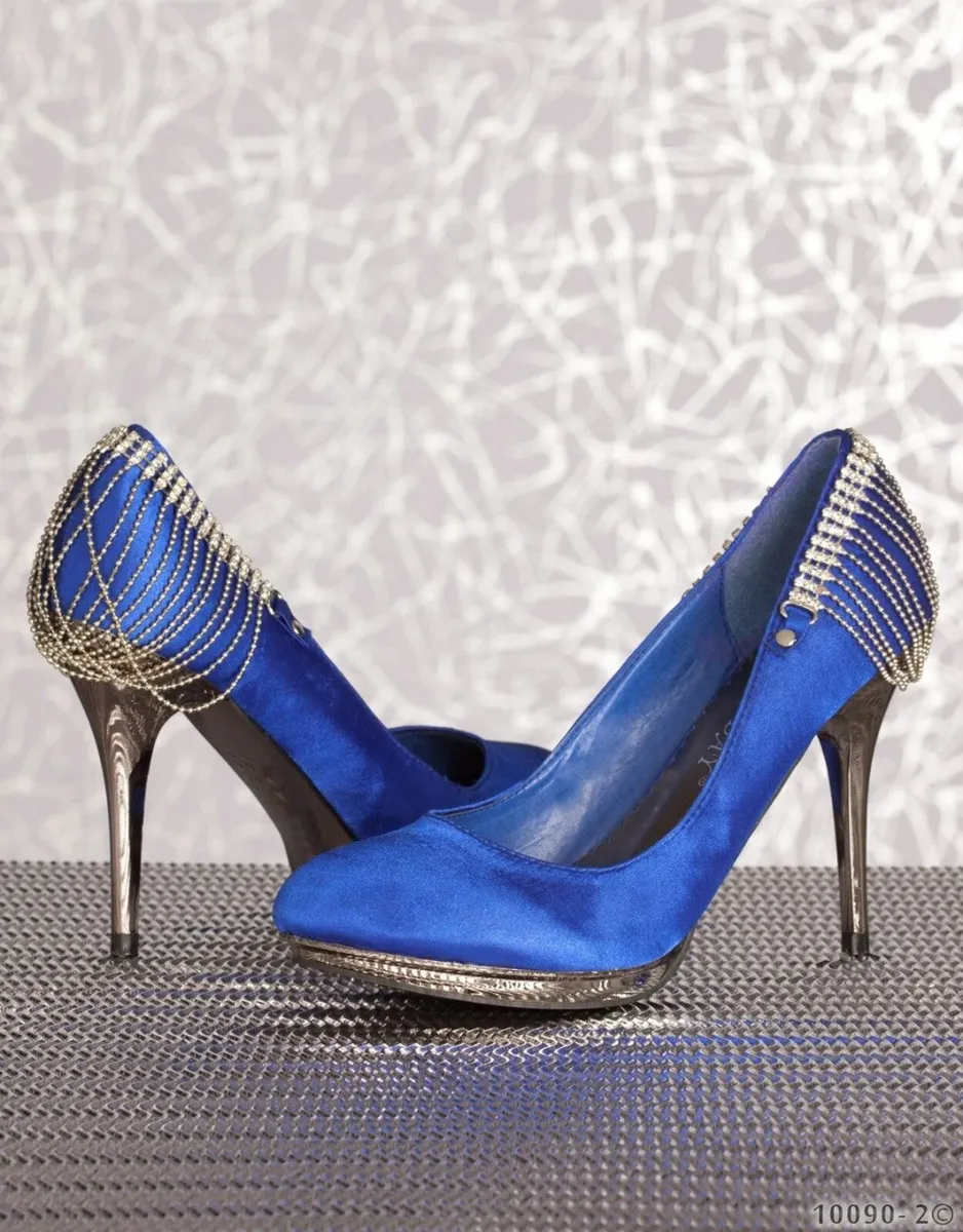 shoes  cobalt or black size 3 4 5 6 7 - Image 3
