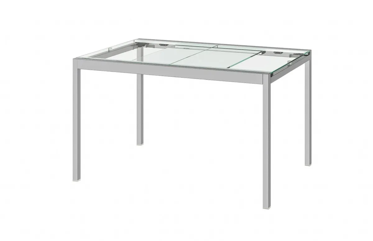 Extendable Glass Dining Table - Image 1