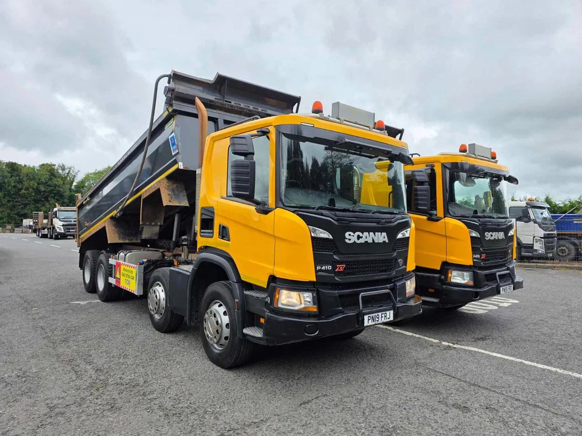 2019 Scania P410 XT 8X4 Tipper with Thompson Steel - Image 1