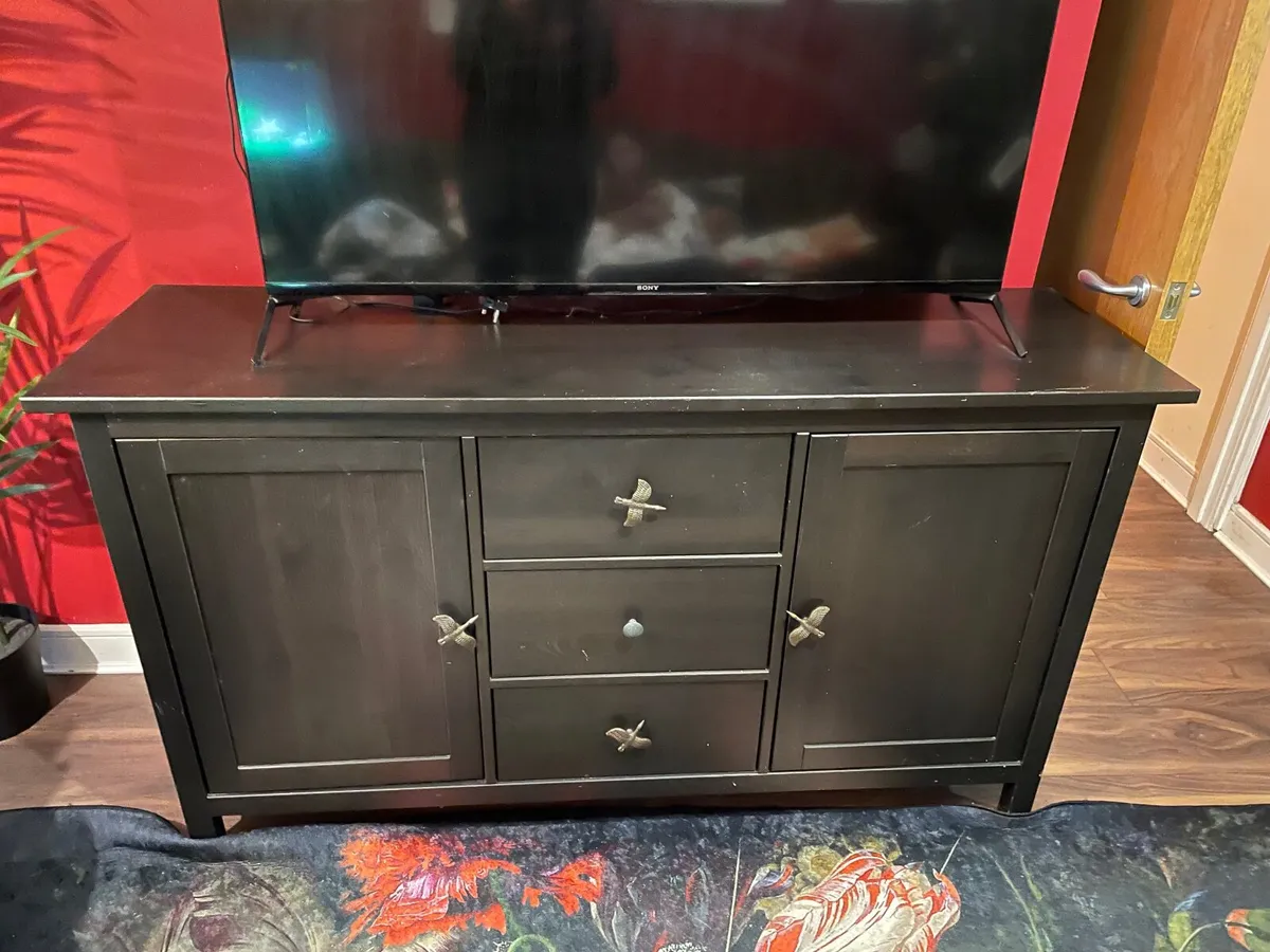 Black tv cabinet/sideboard - Image 3