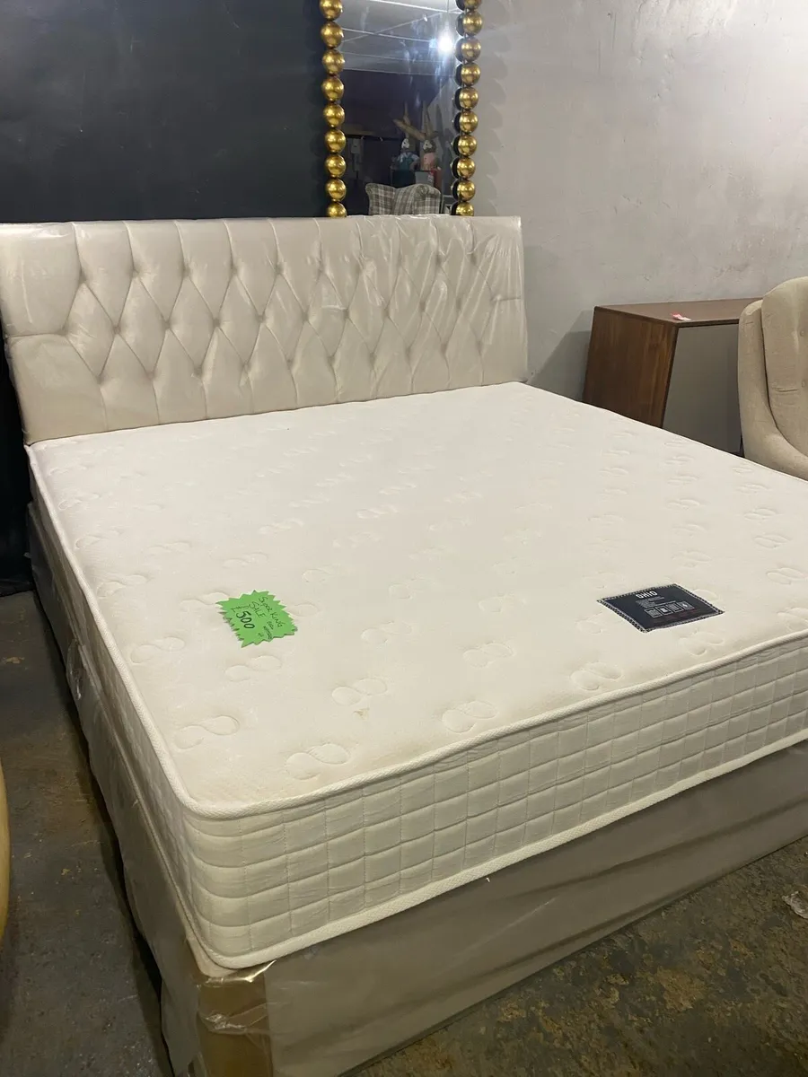 New super kingsize bed and pocket mattress - Image 1