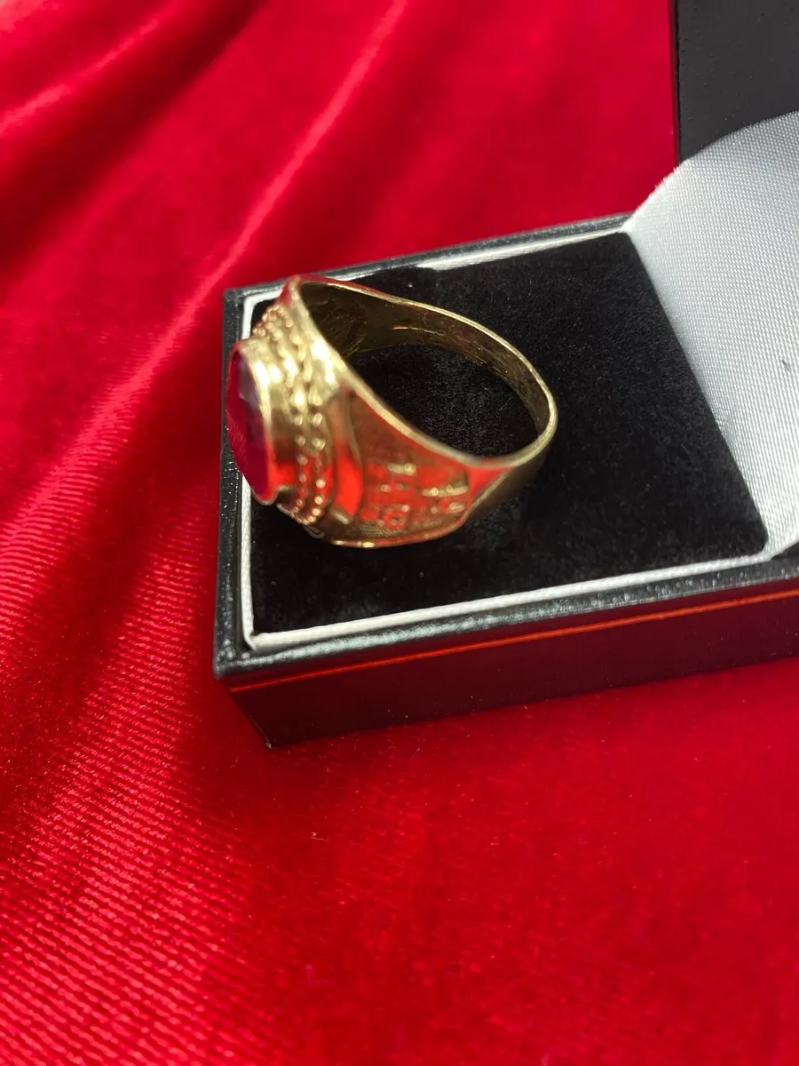 9k Gold College Ring 9ct - Image 3