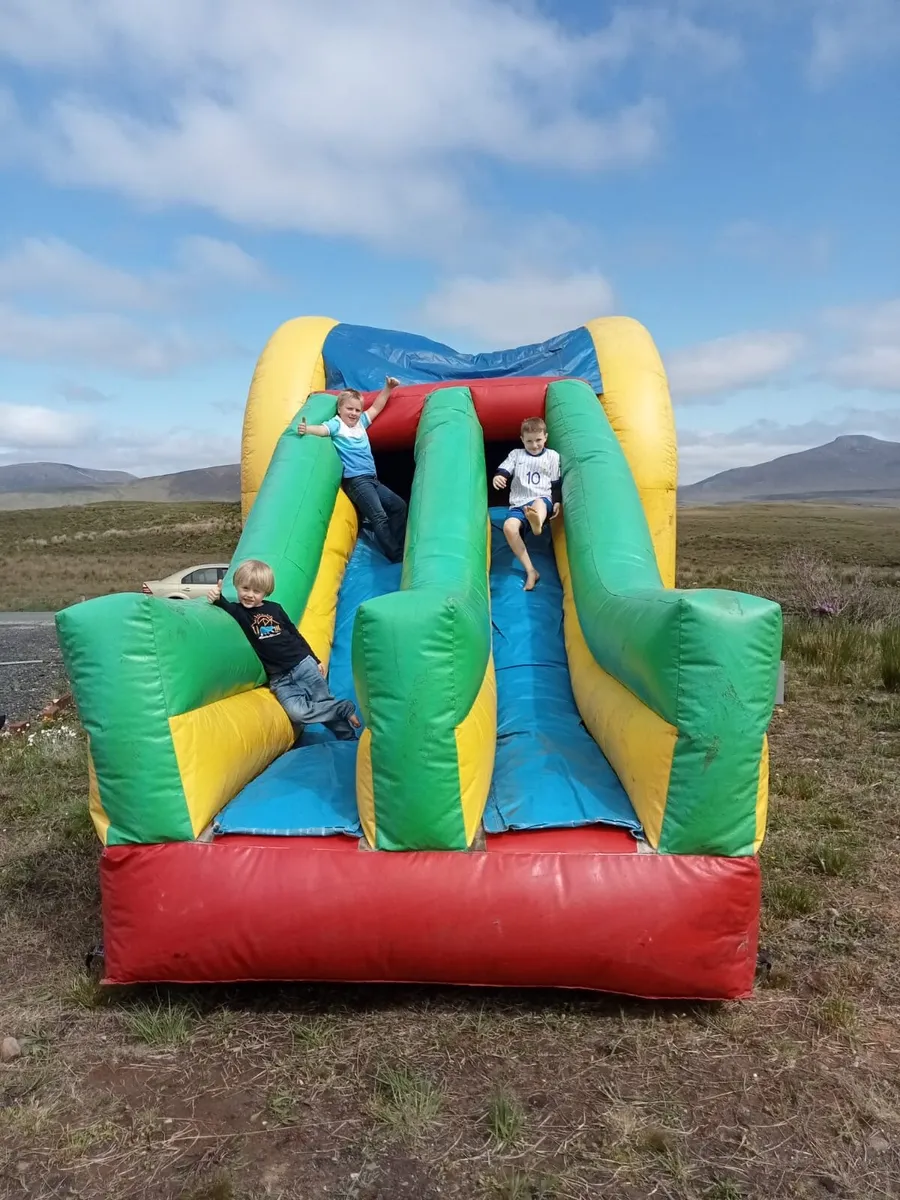 Large Bouncy castle with slides - Image 1