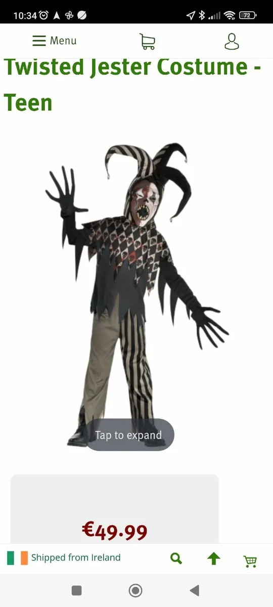 TWISTED JESTER-WORN ONCE - Image 1