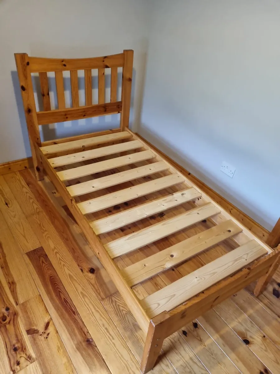Single single bed frames x 2