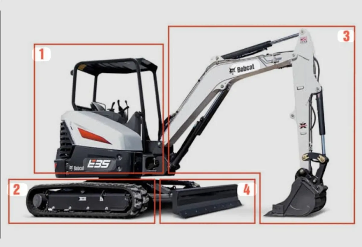 Mini digger parts - Image 3