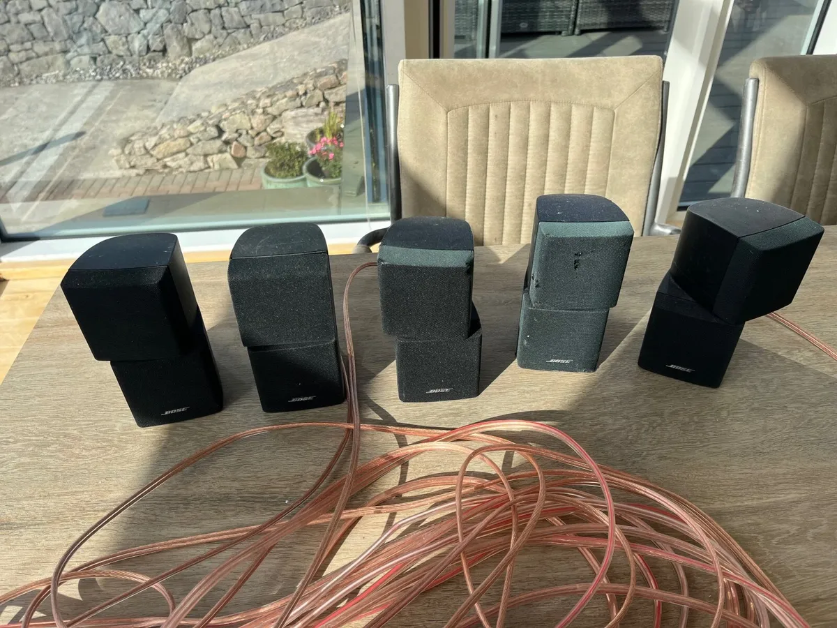 4 Bose Speakers, Jamo Subwoofer, Jamo Frnt Speaker - Image 4