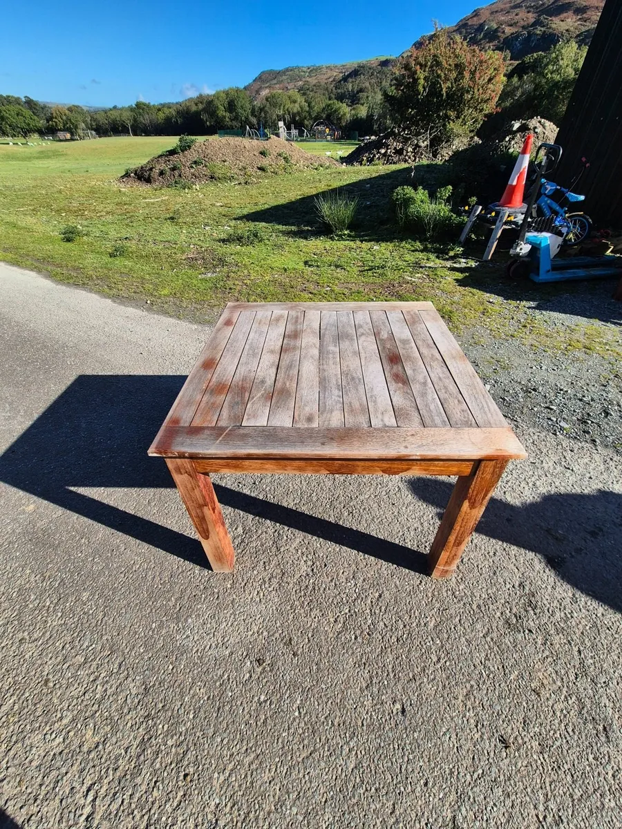 Teak outdoor furniture - Image 4