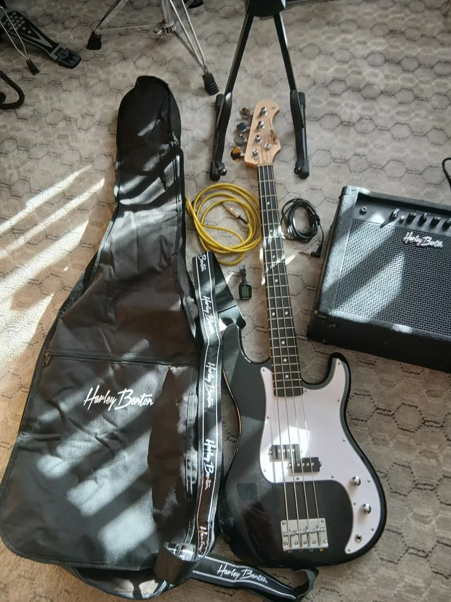 Bass Guitar Harley Benton PB-20 BK Standard - Image 2