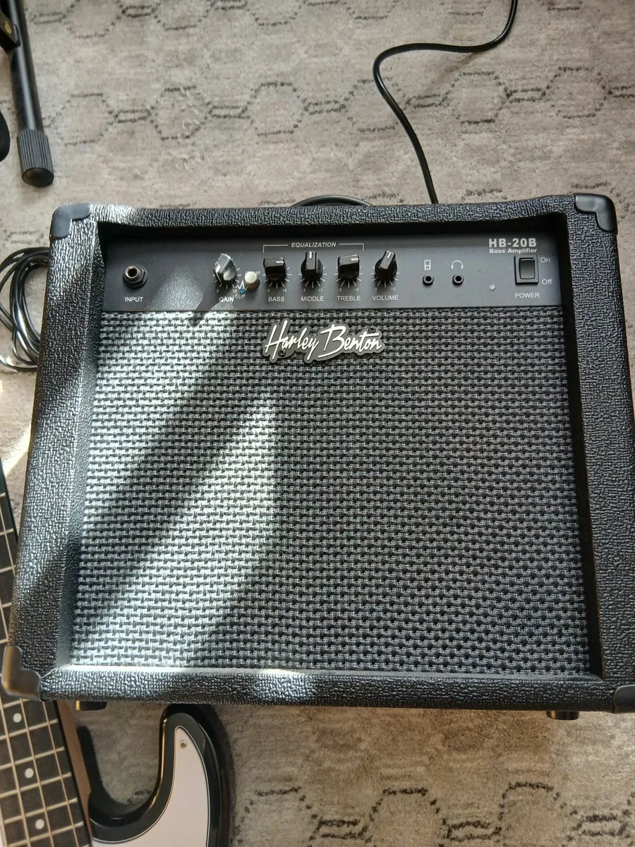 Bass Guitar Harley Benton PB-20 BK Standard - Image 3