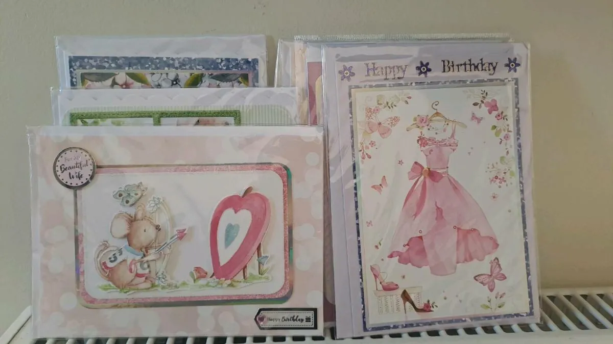 Various handmade Birthday cards - Image 2