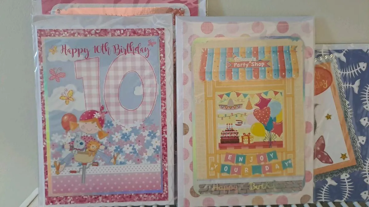 Various handmade Birthday cards - Image 4