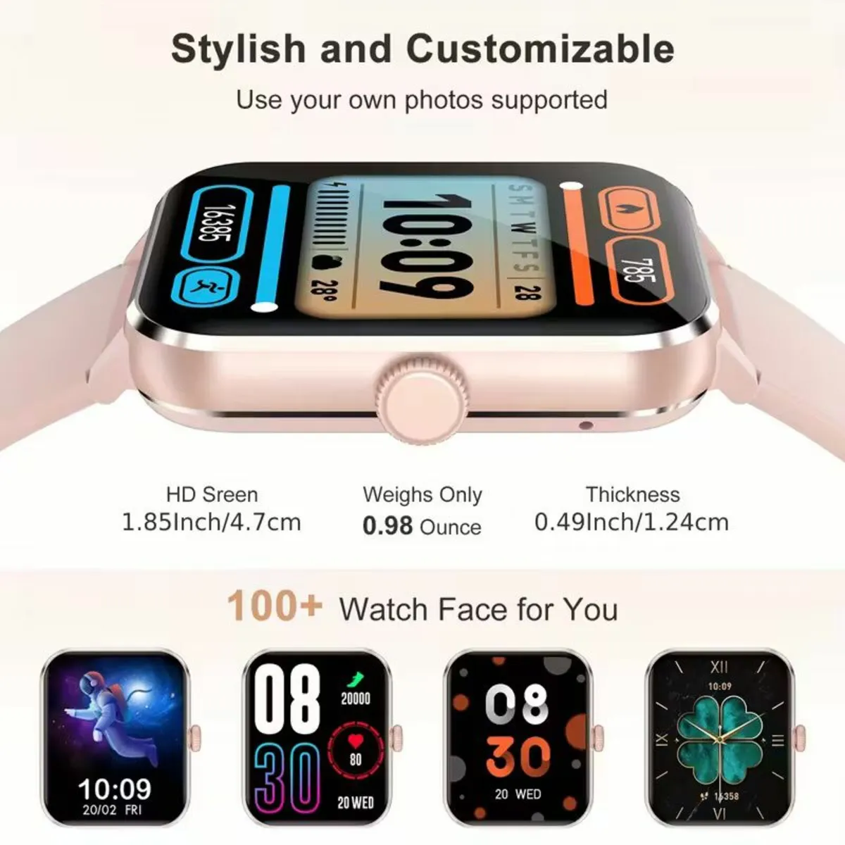 Smartwatch for Men Women Fitness & Sports Tracker - Image 2