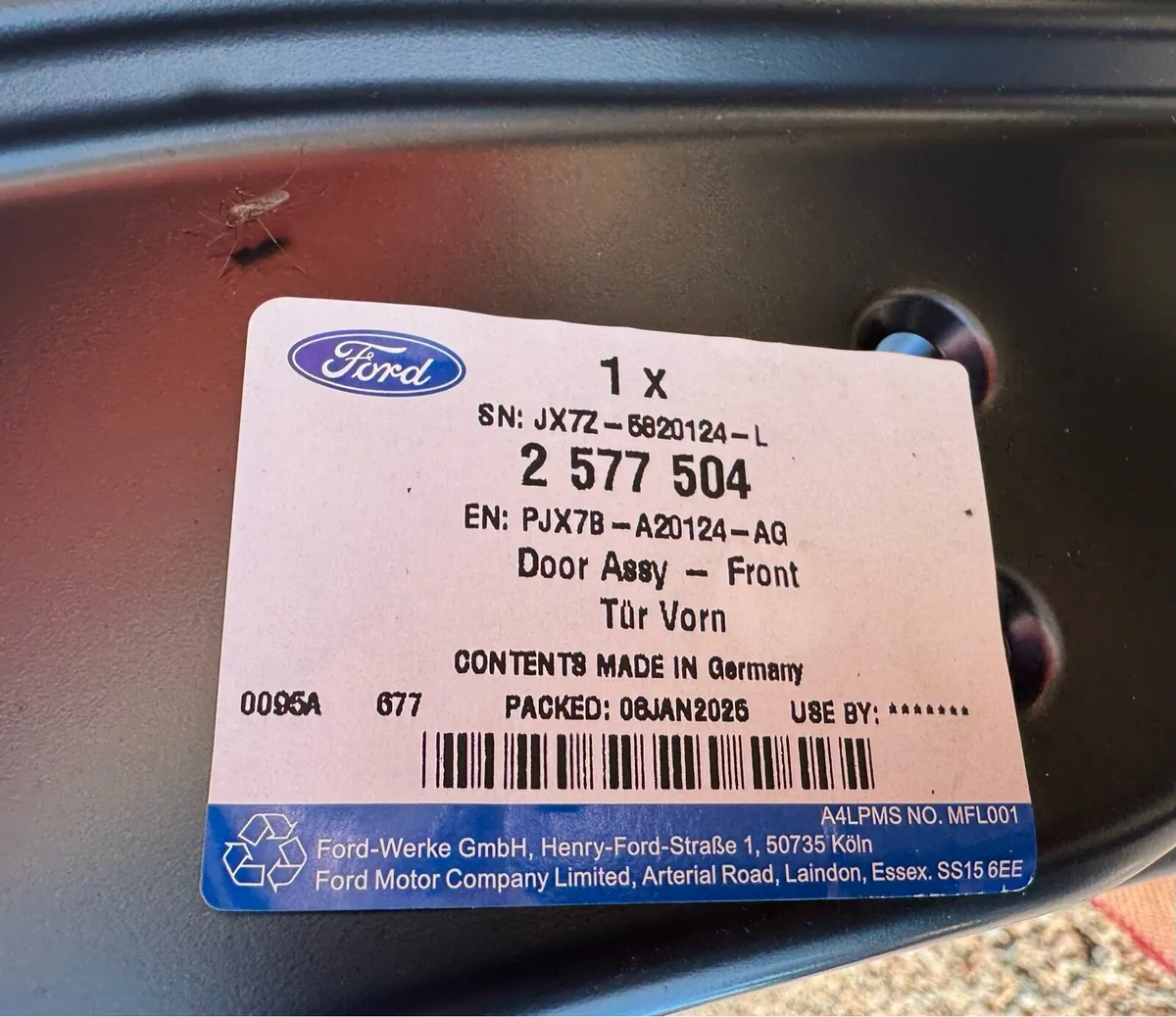 Ford Focus MK4 2018-25 New Front Right Door - Image 3