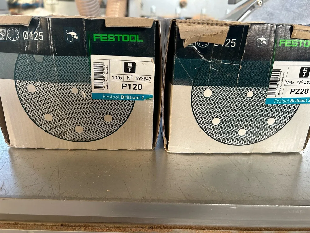 Festool Brilliant 2 125mm Sanding Disks - Image 1