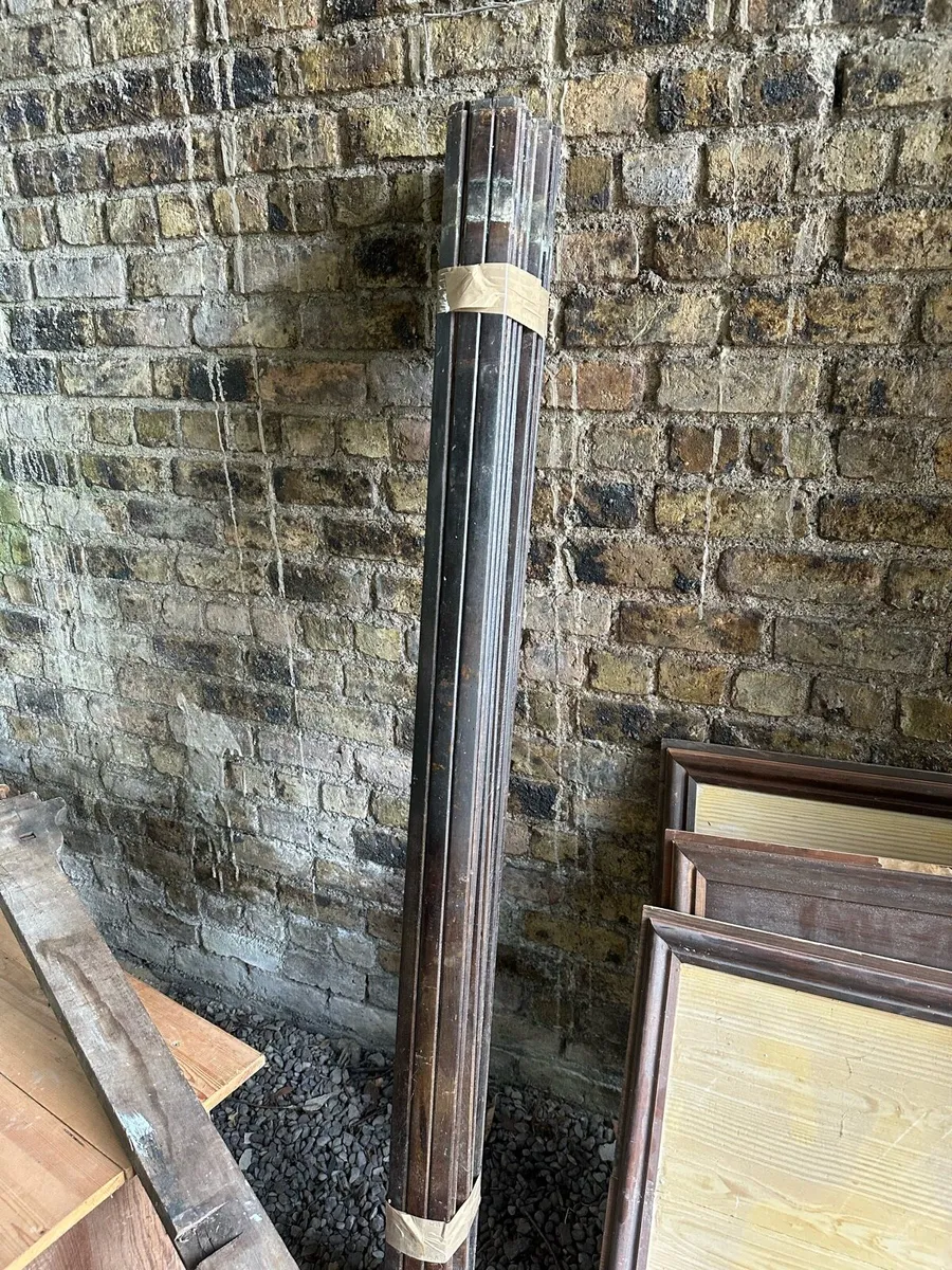 Free Mahogany Antique writing desk roller pieces