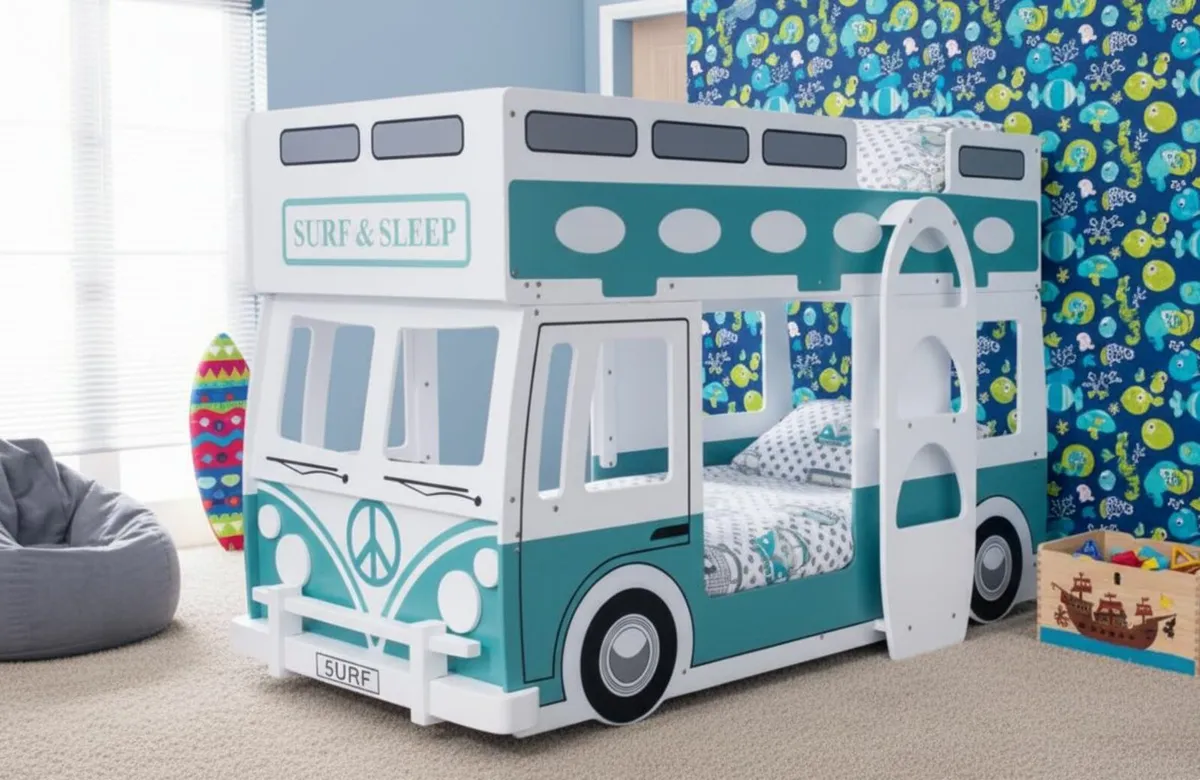 Kids CamperVan/Bus Bunk Bed - Image 4