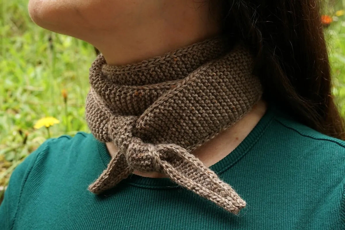 ✨ Handmade Knitted petite Scarf ✨ - Image 1