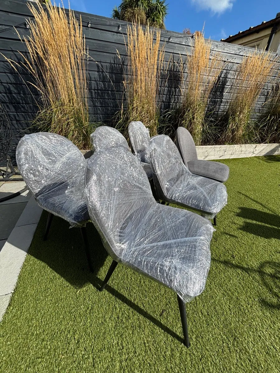 Grey Dining Room Chairs - Image 2